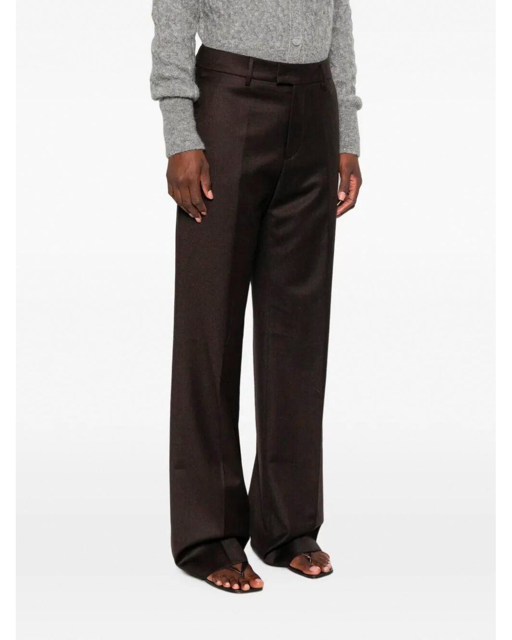 Berwich Brown Palazzo Pants