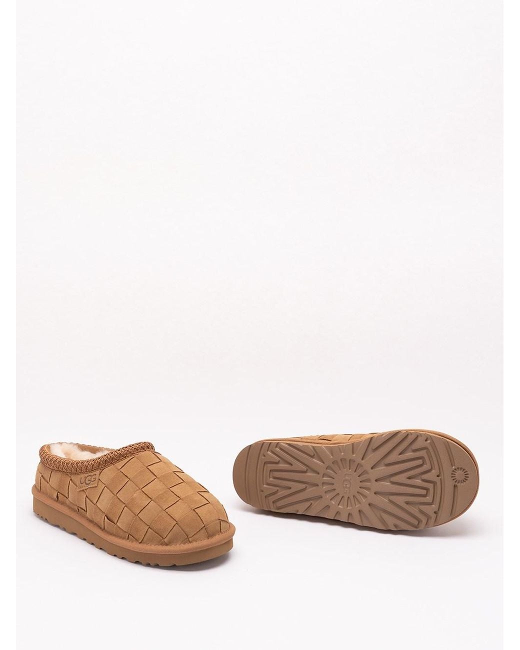 Ugg Brown Tasman Woven Slippers for men