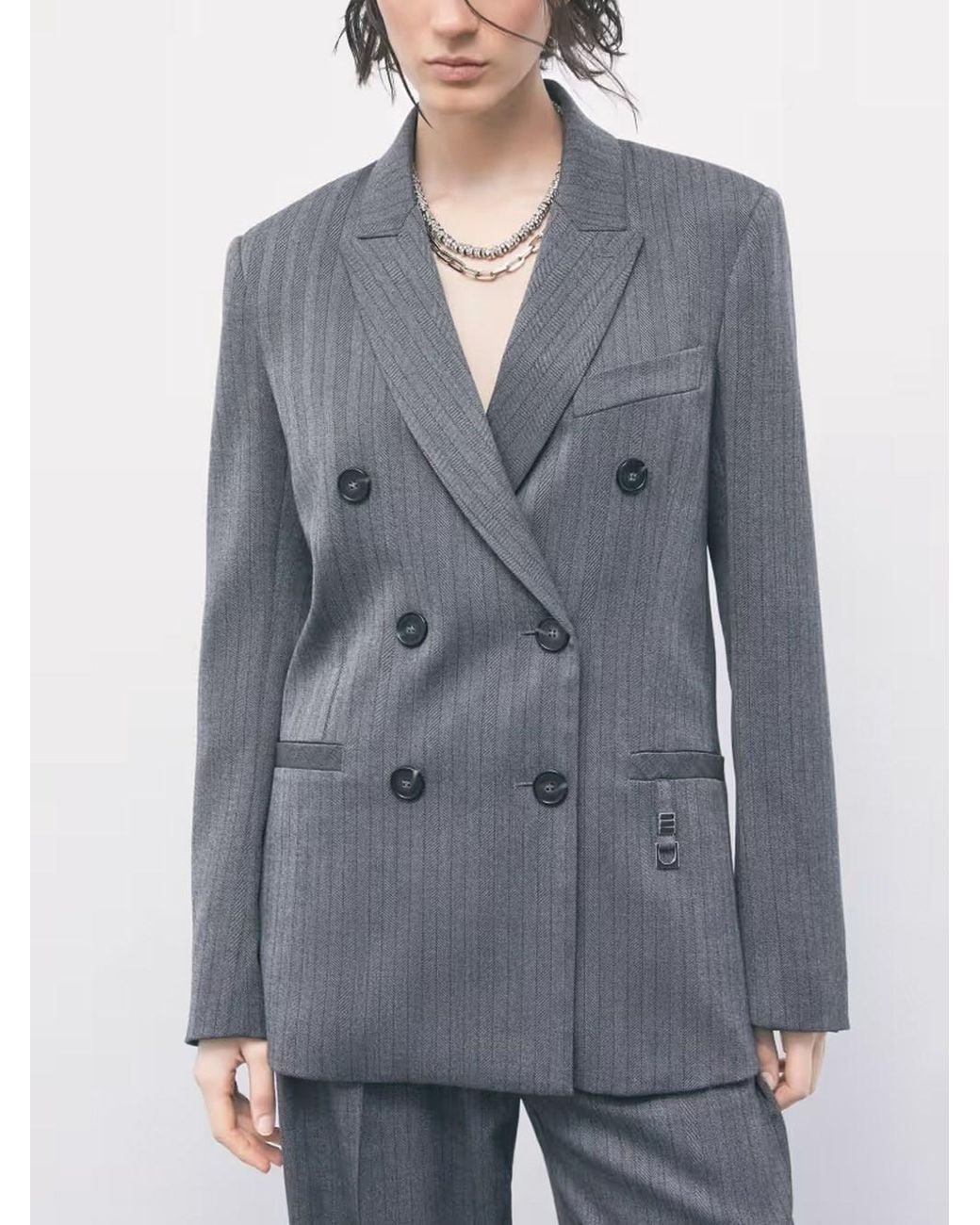 Patrizia Pepe Gray Jacket