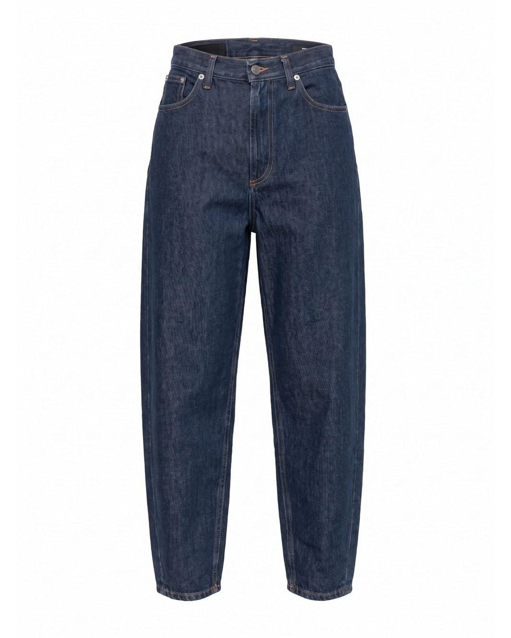 Dondup Blue 'Bessie' Loose 5-Pocket Jeans