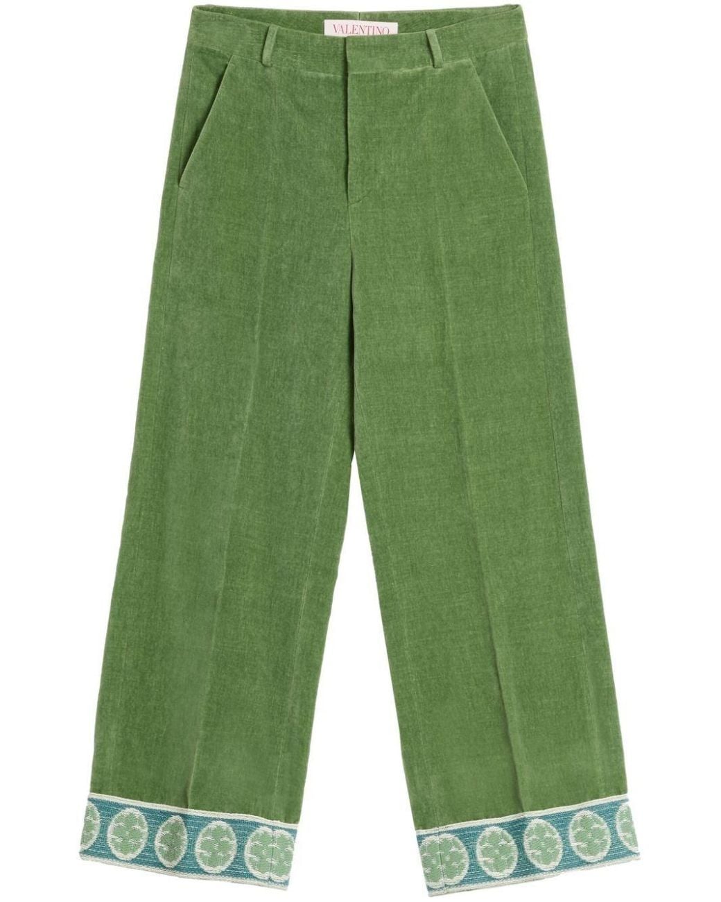 Valentino Garavani Green Pants for men