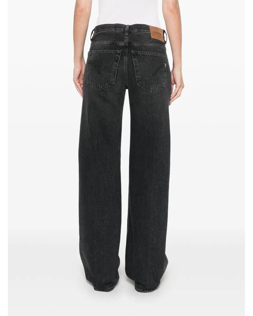 Dondup Gray 'Jacklyn' Loose 5-Pocket Jeans