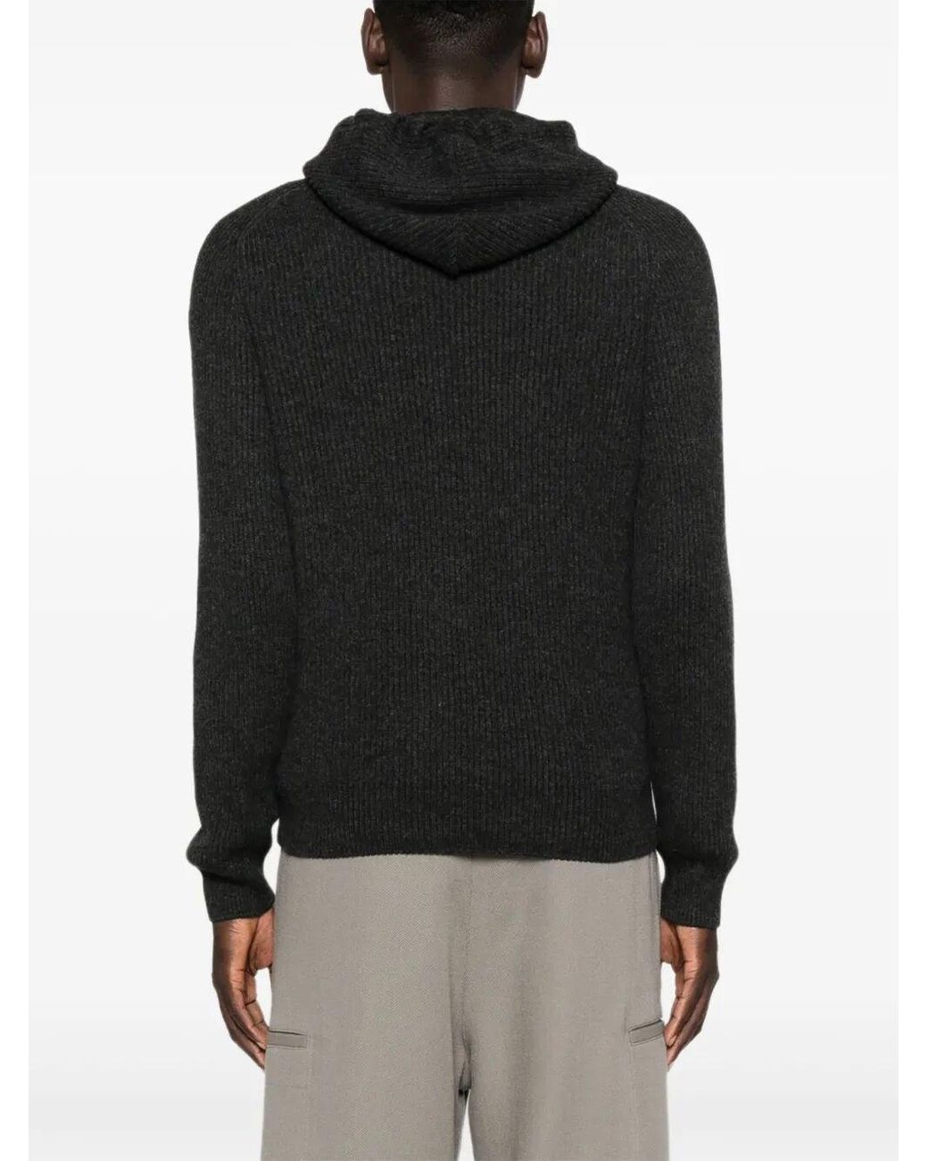 Tagliatore Black Sweater for men