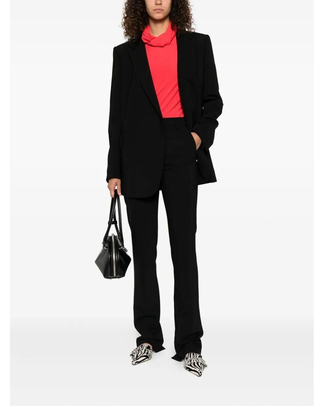 Sportmax Black Cigarette Pants