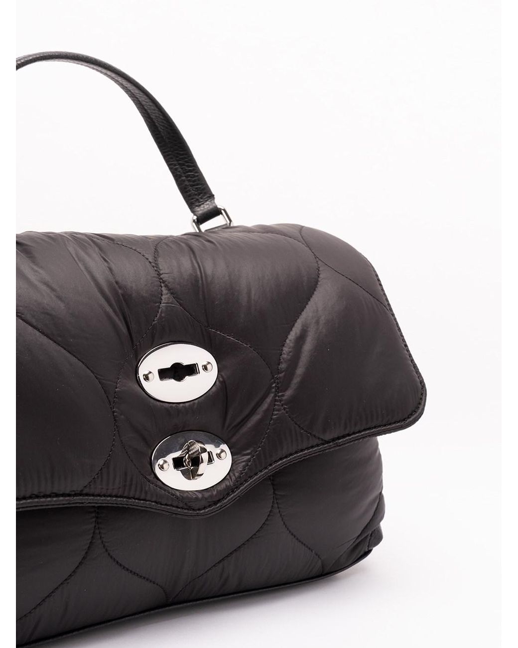 Zanellato Black Small 'Postina Lunaria' Bag