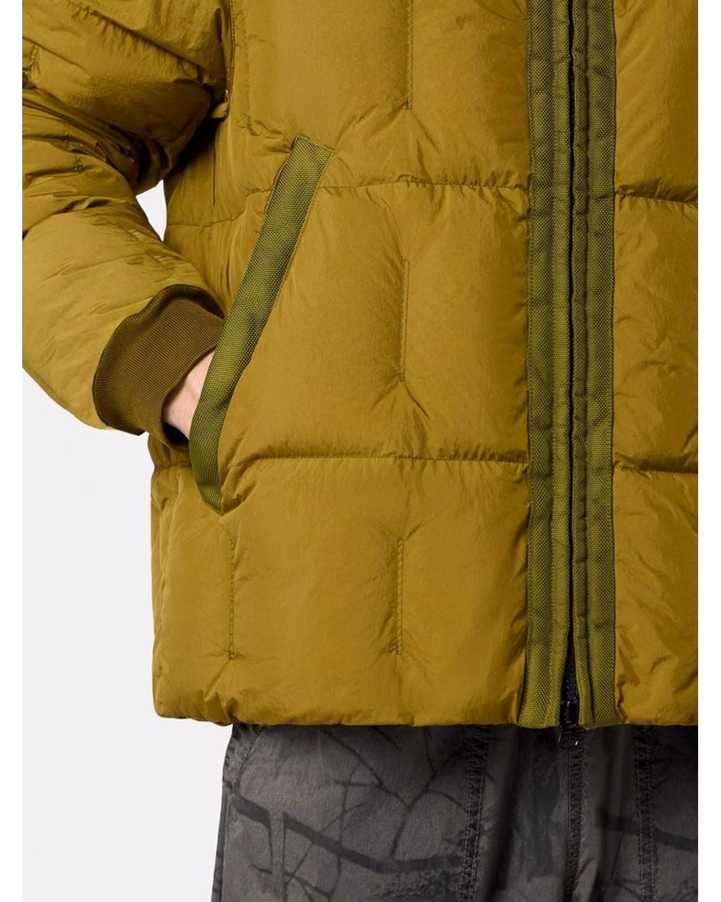 Stone Island Green 4100034 Garment Dyed Crinkle Reps Ny for men
