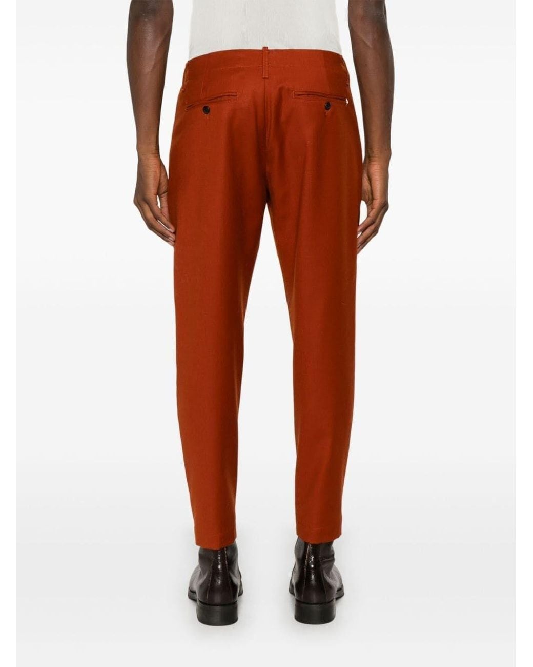 Dondup Red 'Ben' Pants for men