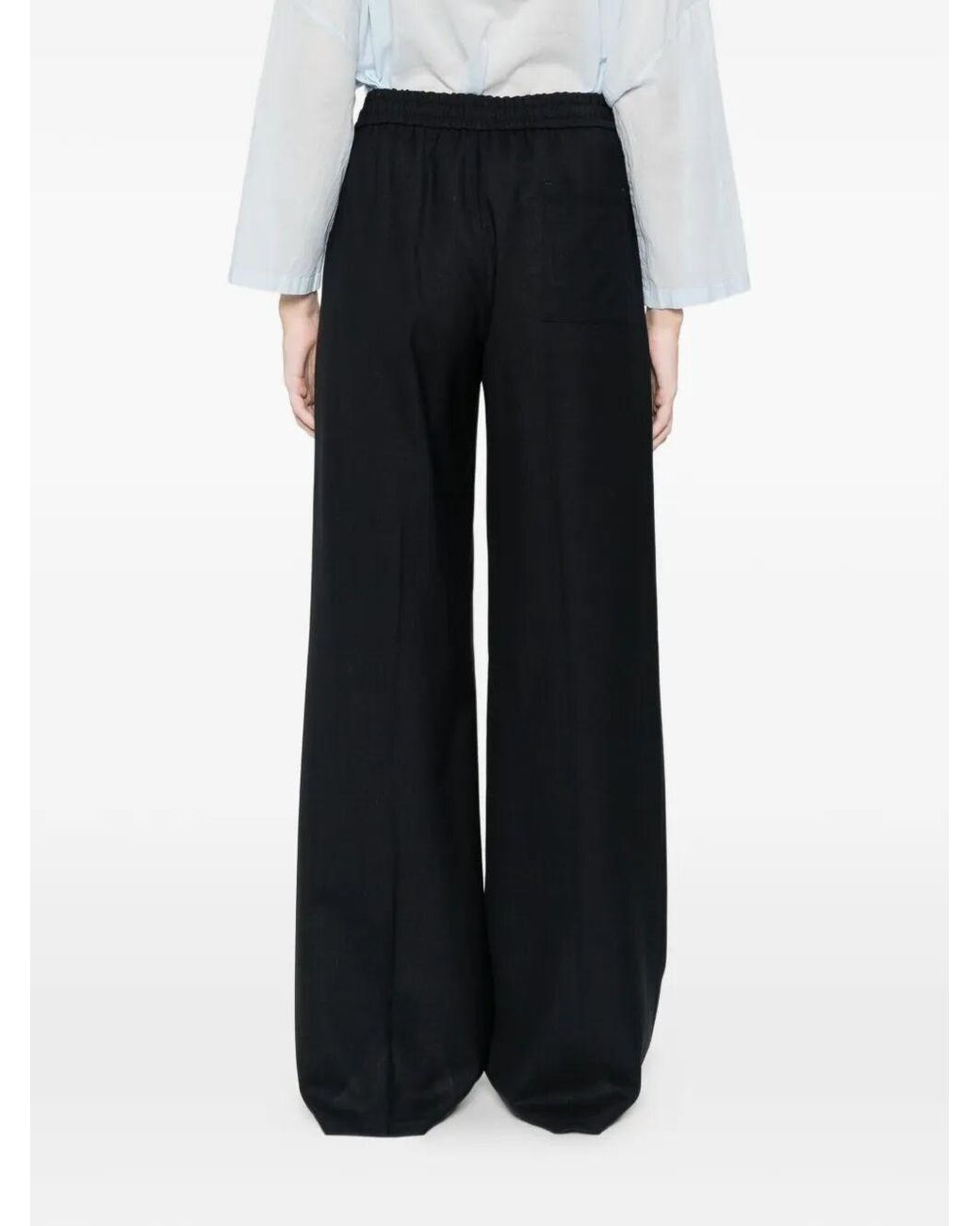 Berwich Black Palazzo Pants