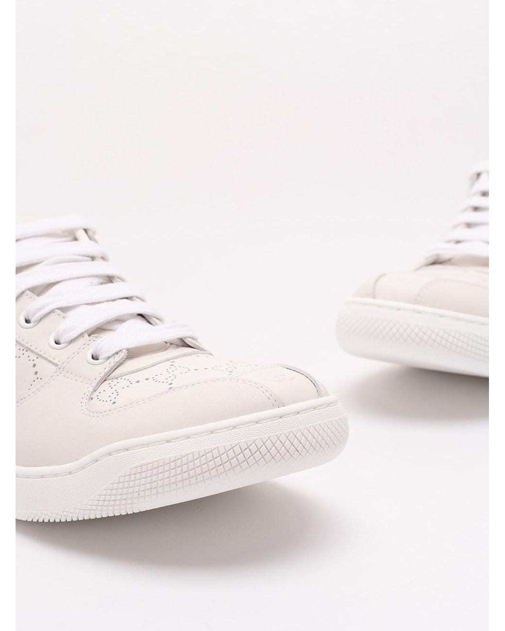 Gucci White Screener 3.0 Sneakers for men