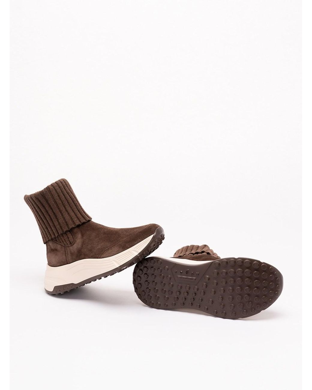 Hogan Brown Chelsea Boots Hi-Fi