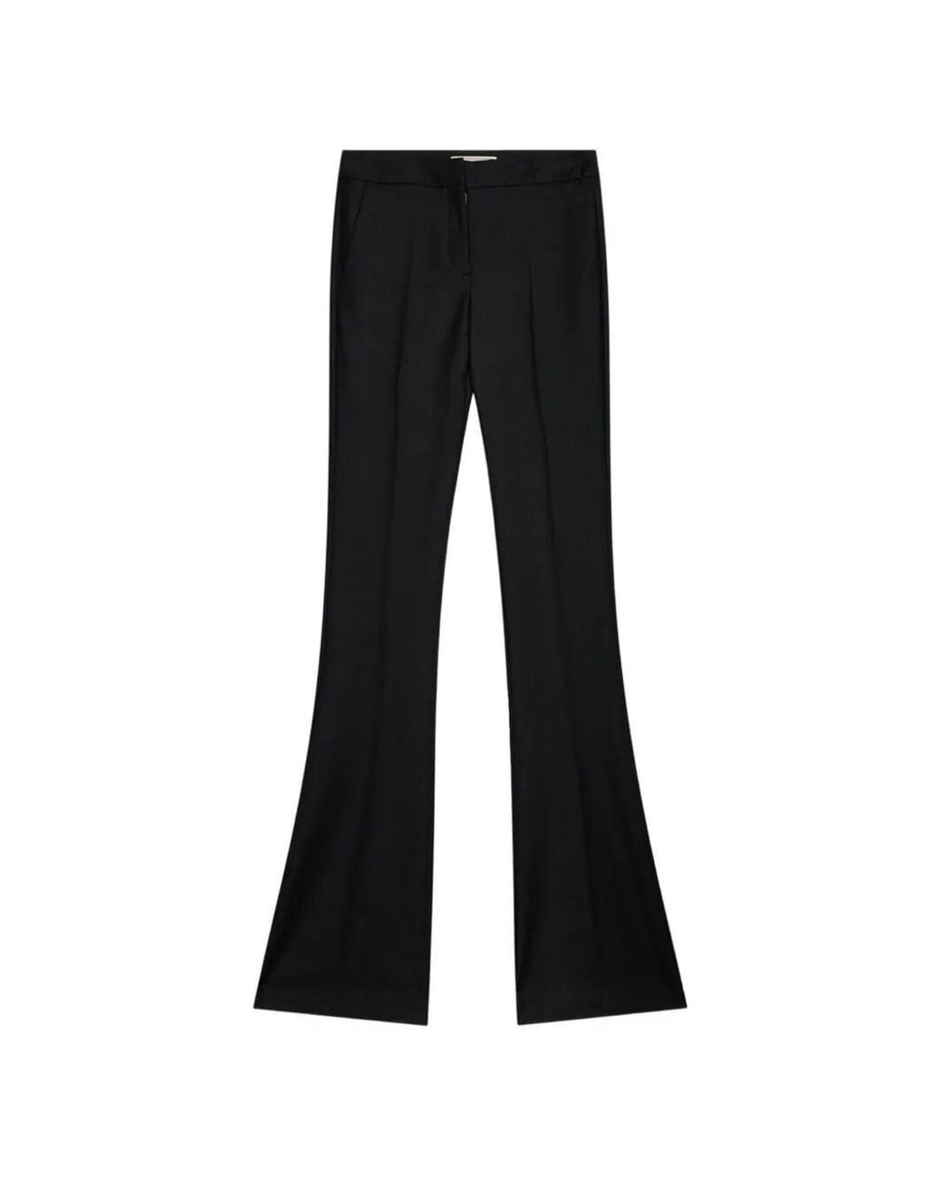 Blumarine Black Slim Fit Flared Pants