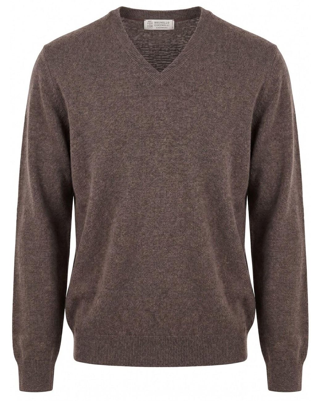 Brunello Cucinelli Brown Cashmere Sweater for men