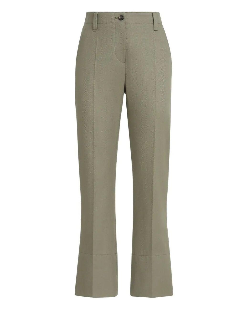 Brunello Cucinelli Gray Slim Flared Pants
