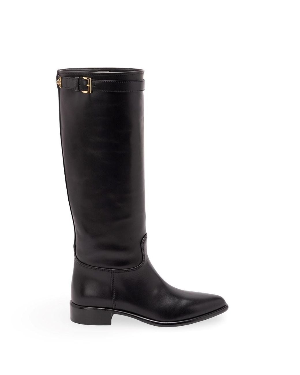 Prada Black Leather Boots