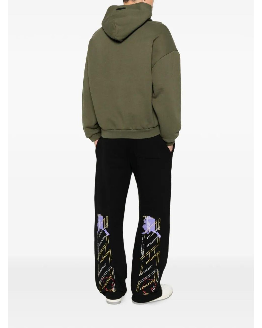 Off-White c/o Virgil Abloh Black Off 'Archigeography Arrow' Pants for men
