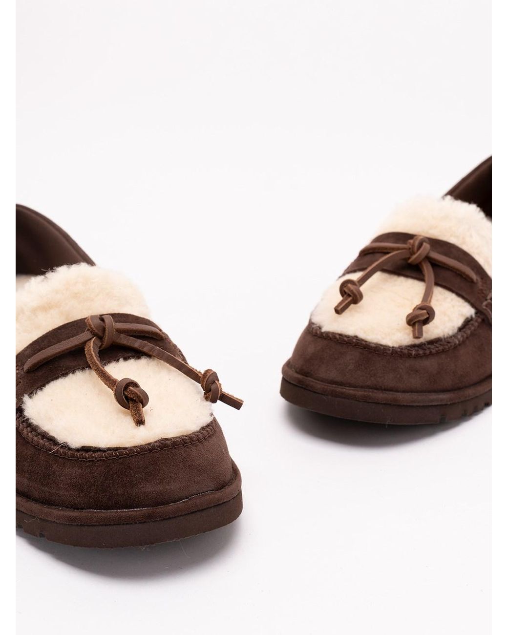 Ugg White Zora Loafers