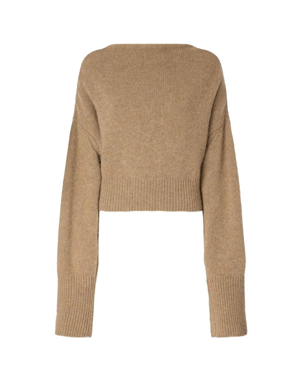Ermanno Scervino Natural Round Neck Sweater