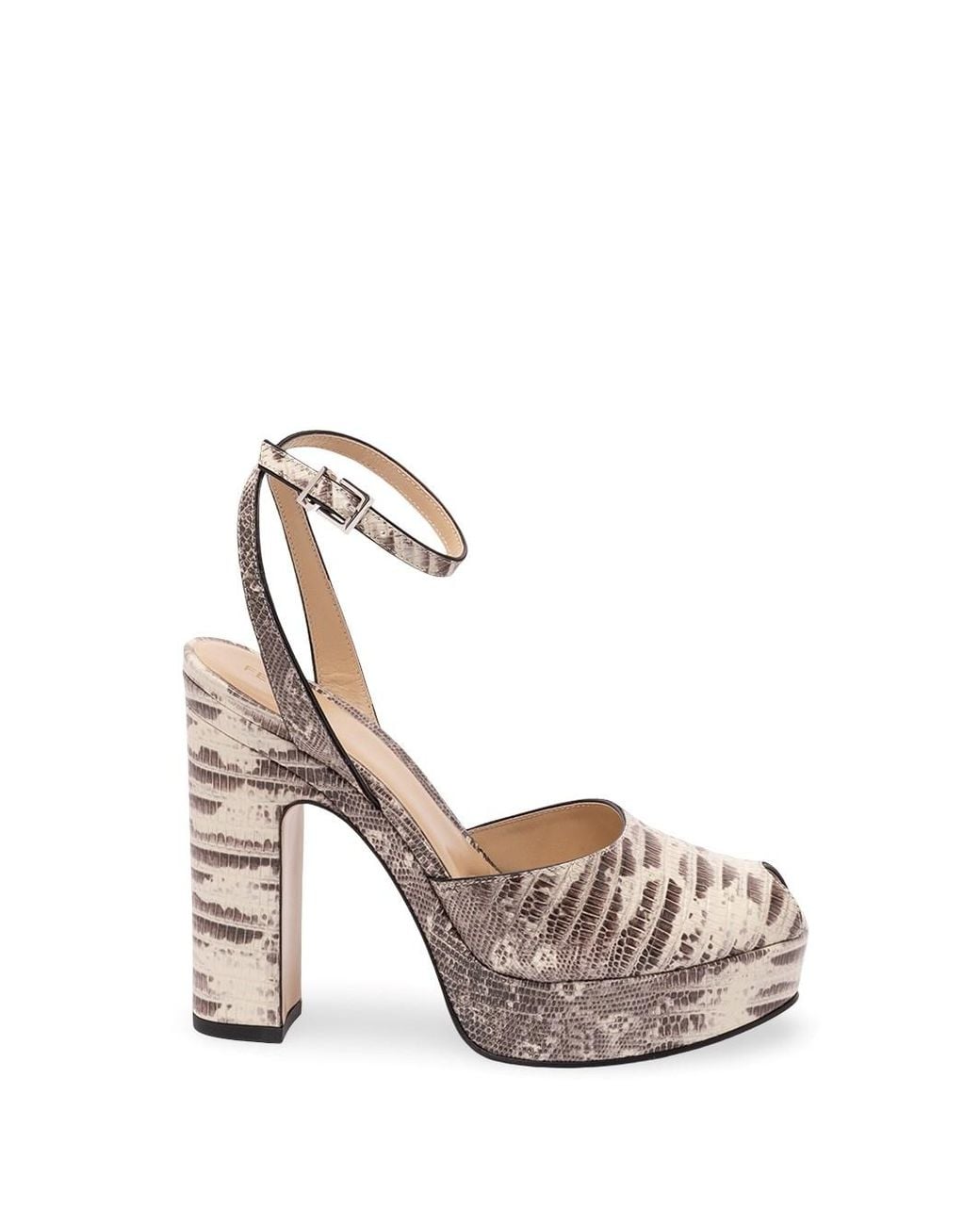 Fendi Metallic Sandals