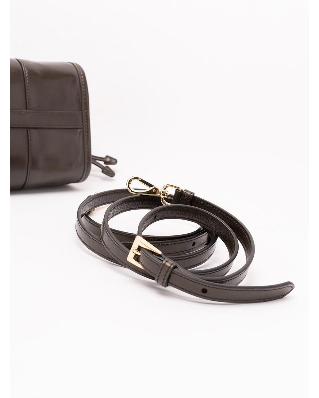 Prada Metallic Bonnie Medium Leather Bag