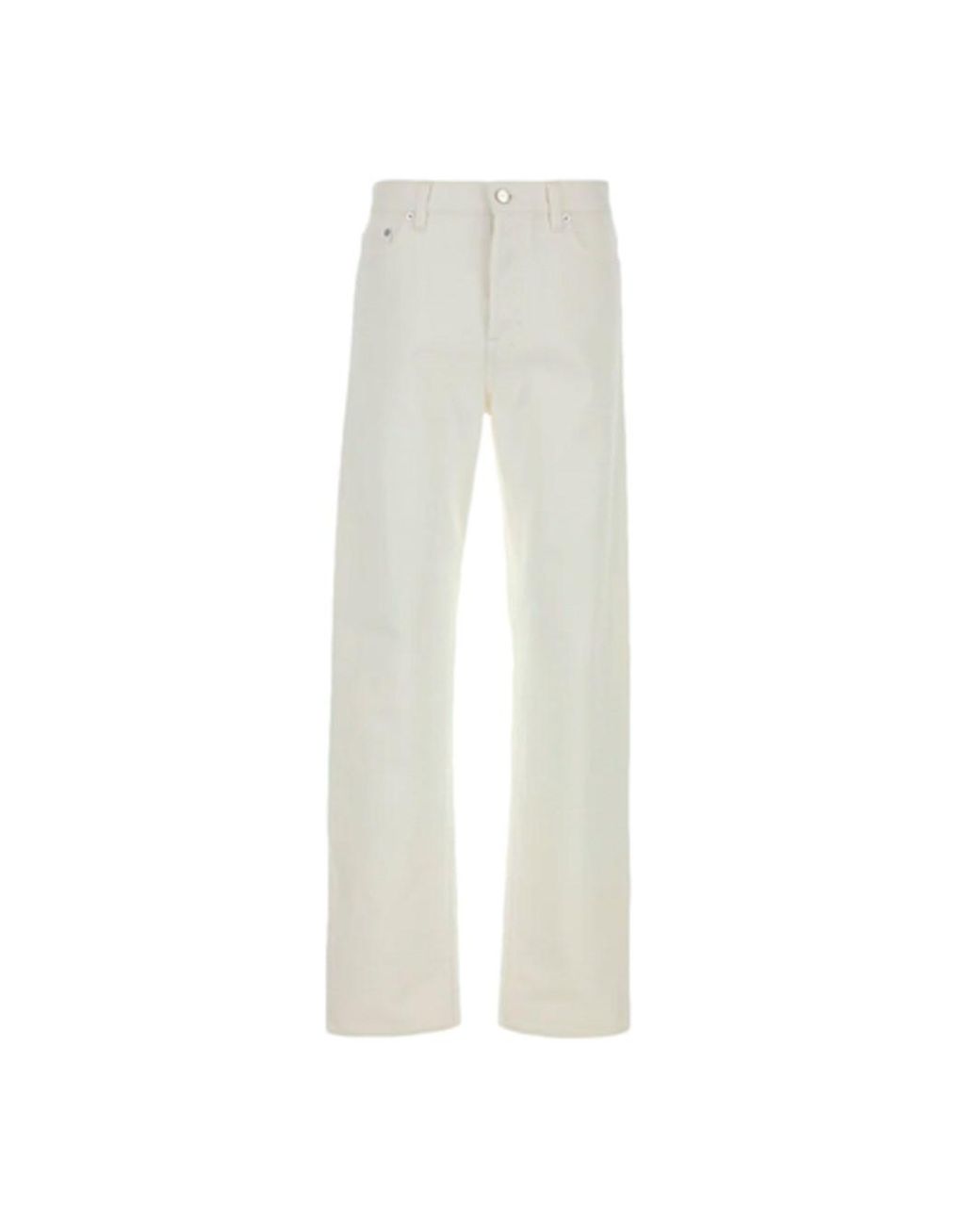 Gucci White Loose Fit Pants for men