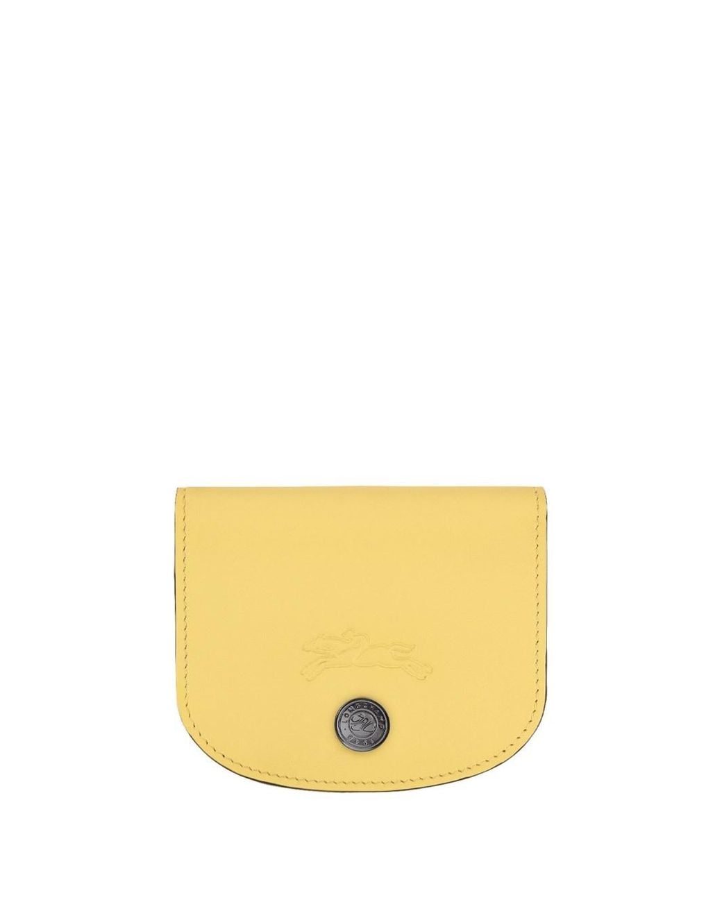 Longchamp Yellow 'Le Pliage Xtra' Card Holder