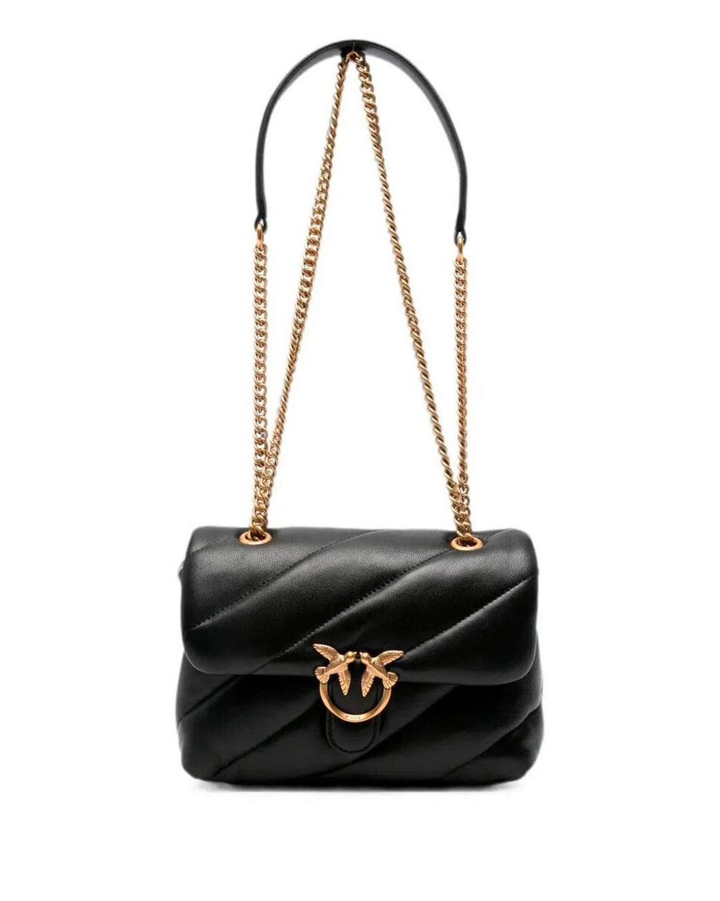 Pinko Black Love Puff Mini Bag