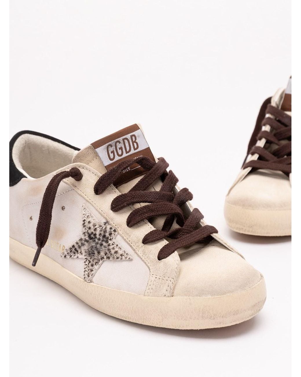 Golden Goose Deluxe Brand White 'Super-Star' Sneakers