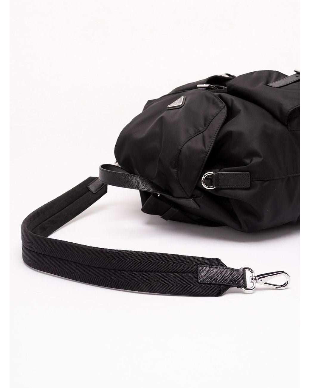 Prada Black Re-Nylon Backpack for men