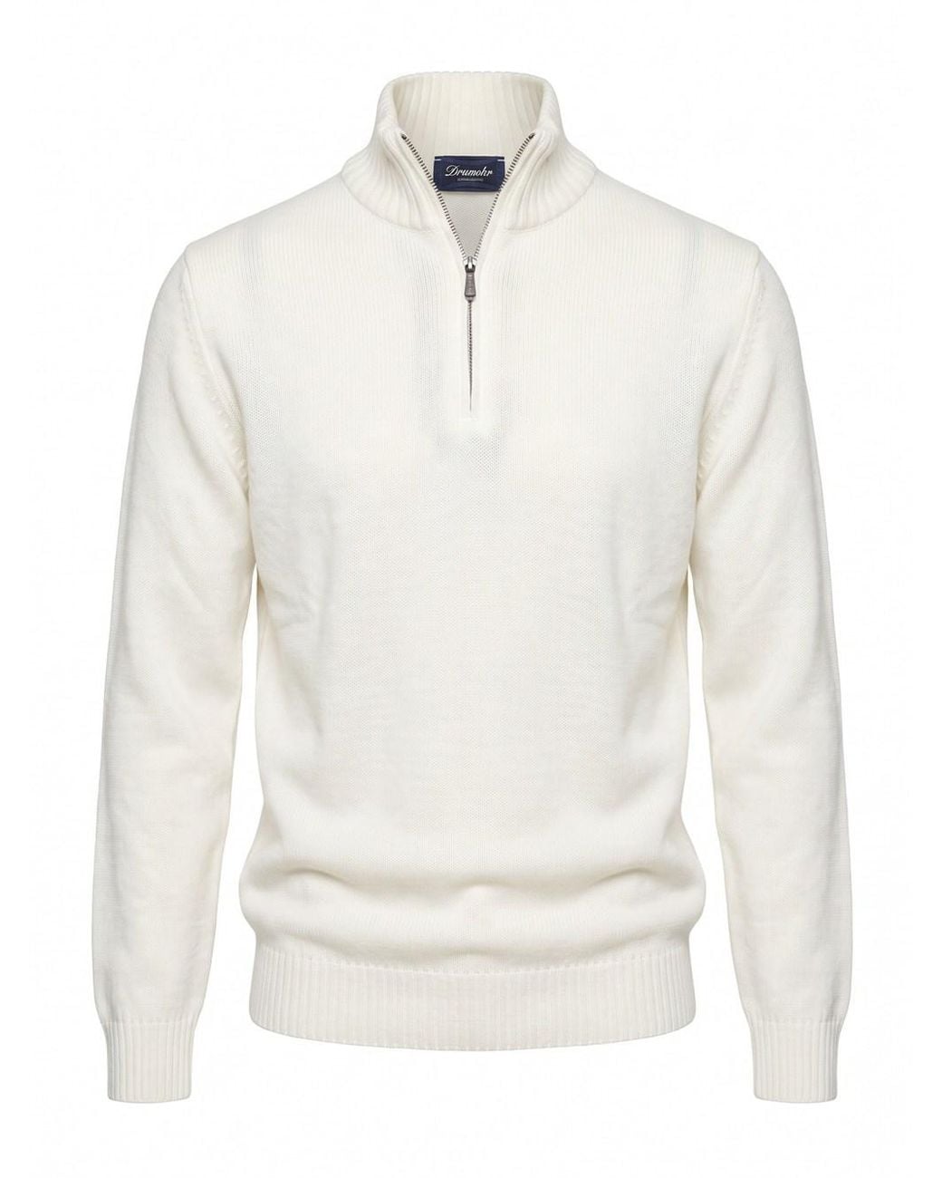 Drumohr White Turtle Neck Sweater for men