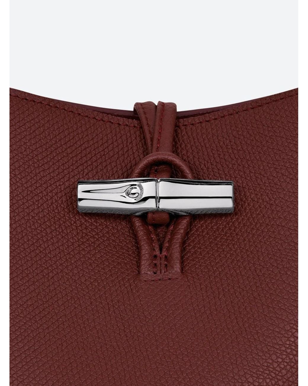 Longchamp Purple 'Le Roseau' Extra Small Bucket Bag