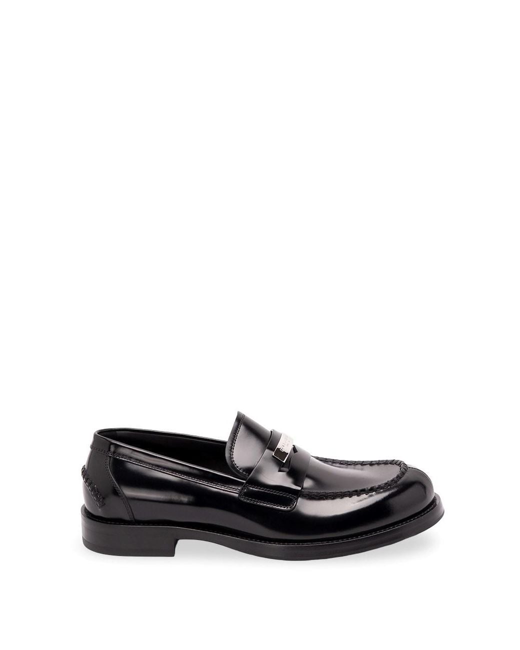 Dolce & Gabbana White Dolce & Gabbana Calfskin Loafers for men