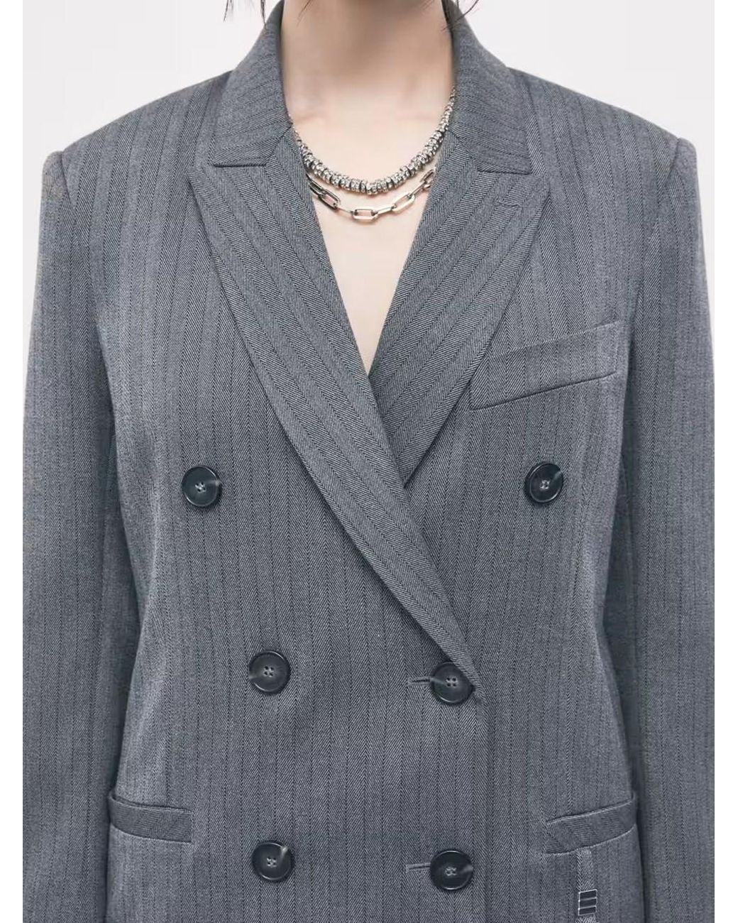 Patrizia Pepe Gray Jacket