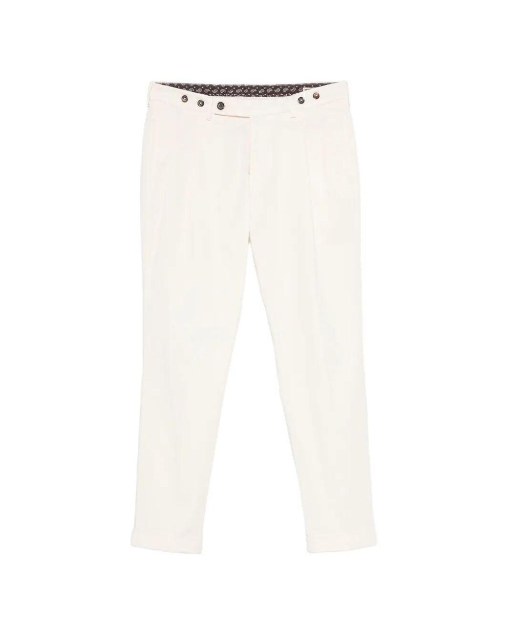 Berwich White Pants for men