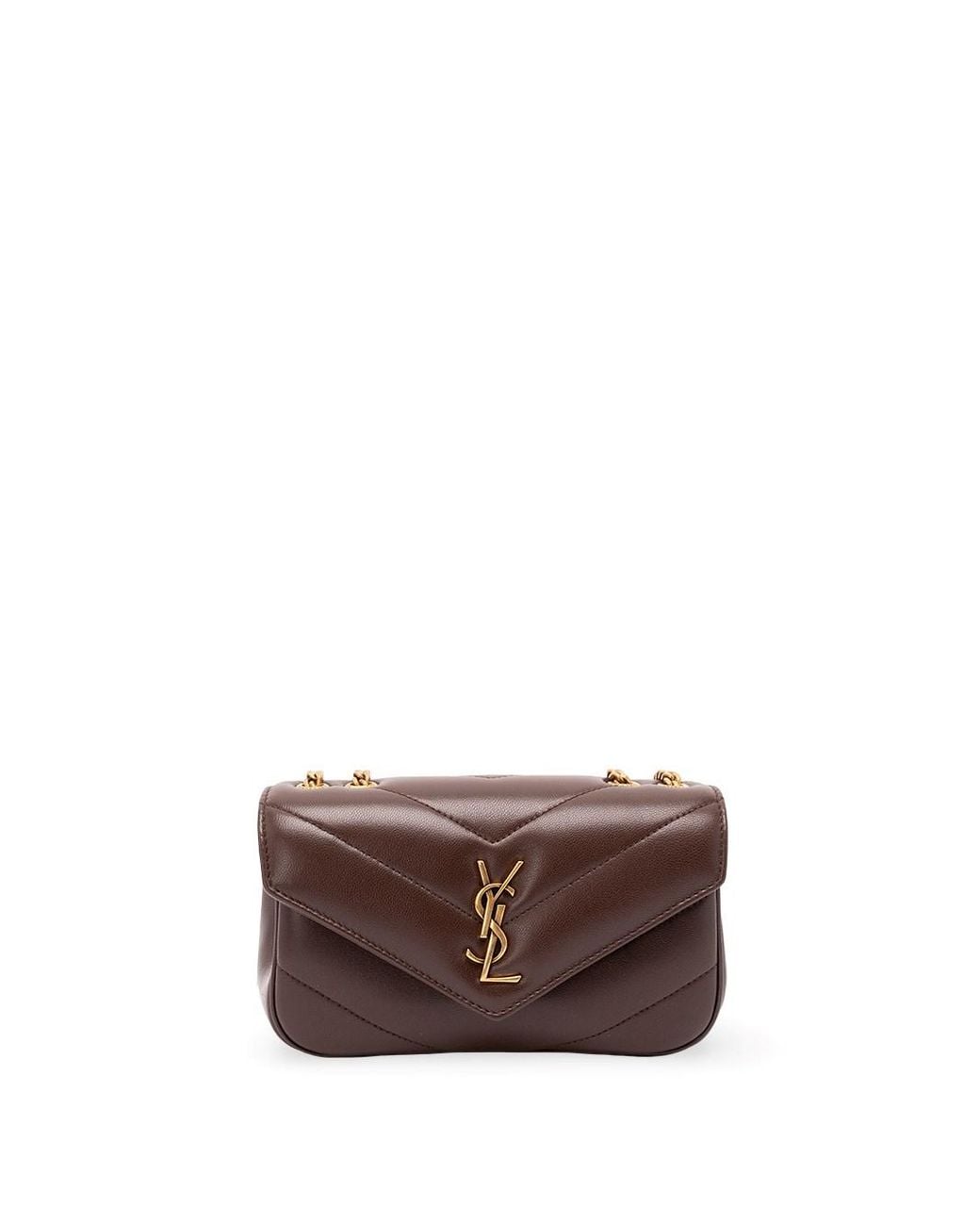 Saint Laurent Brown Loulou Mini