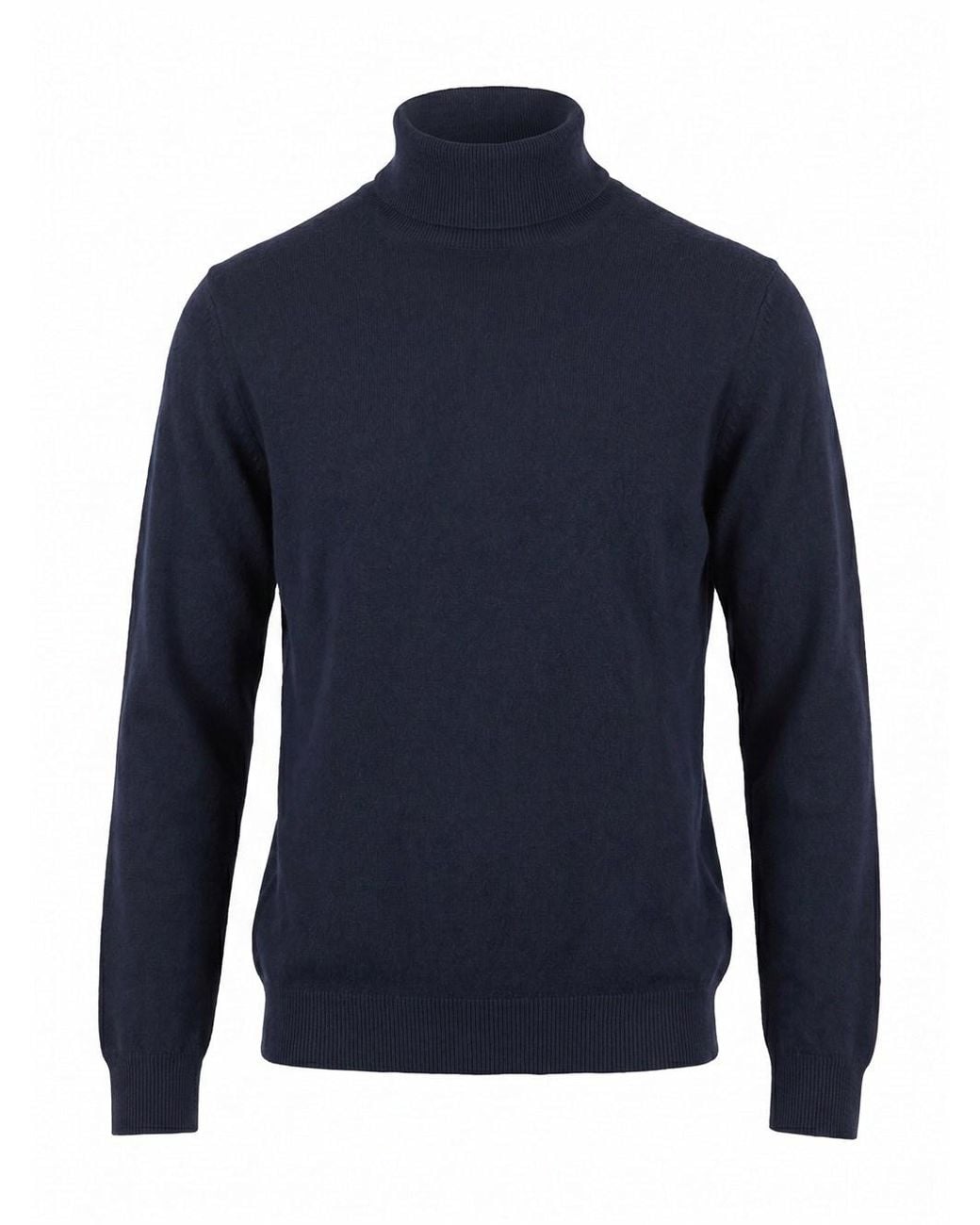 Drumohr Blue Turtle Neck for men