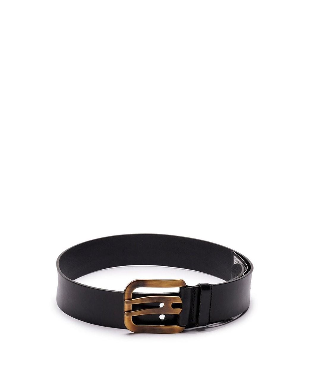 Dolce & Gabbana Black Leather Belt