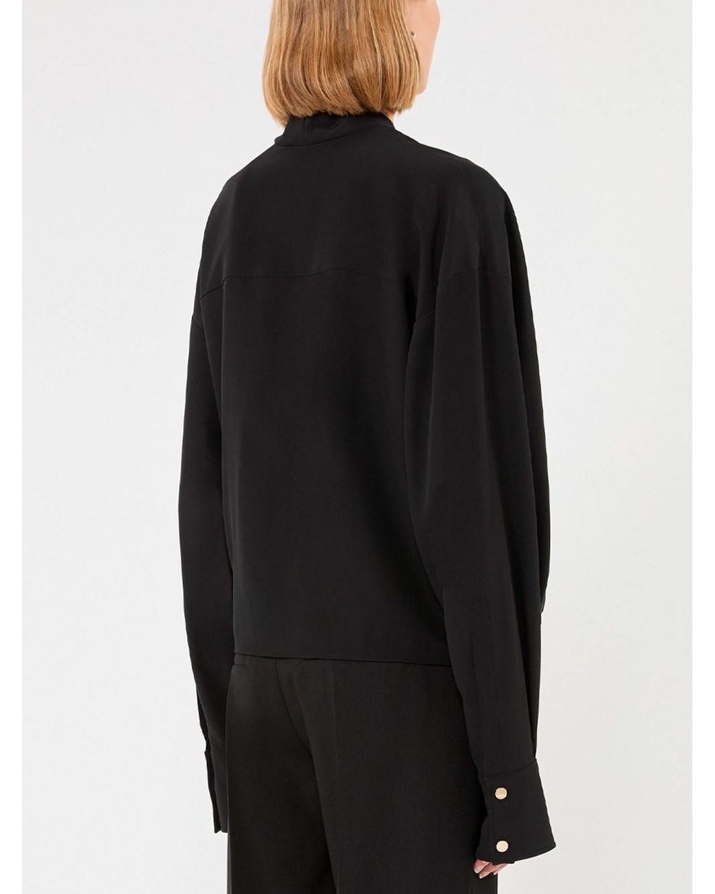 Sportmax Black 'Venere' Cape