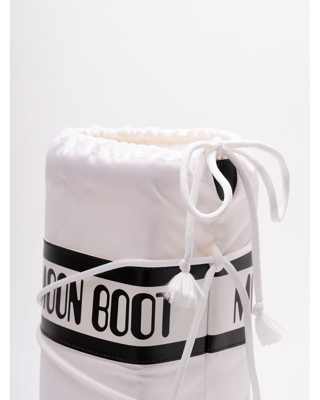 Moon Boot White 'Icon Nylon' Boots