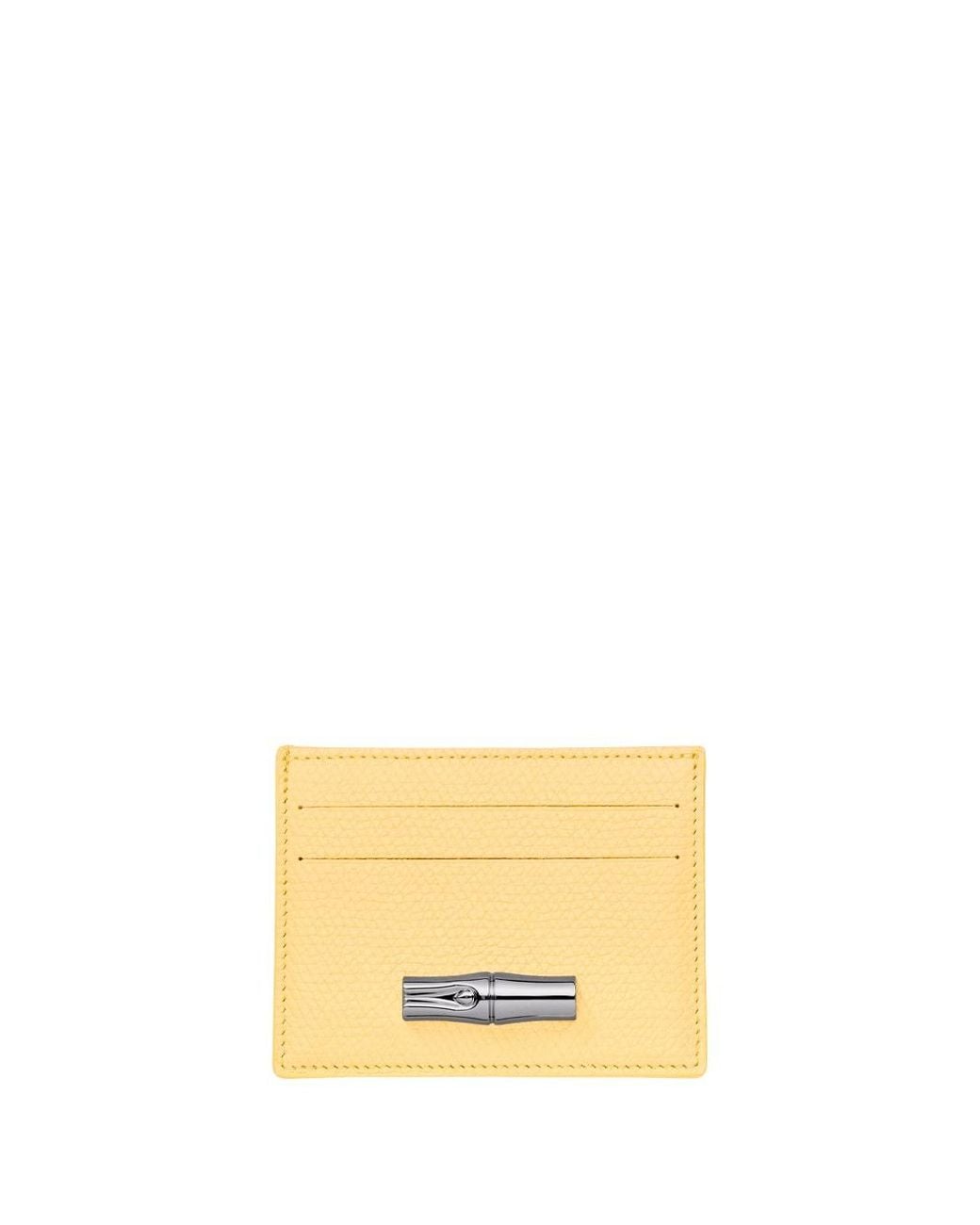 Longchamp Metallic 'Le Roseau' Card Holder
