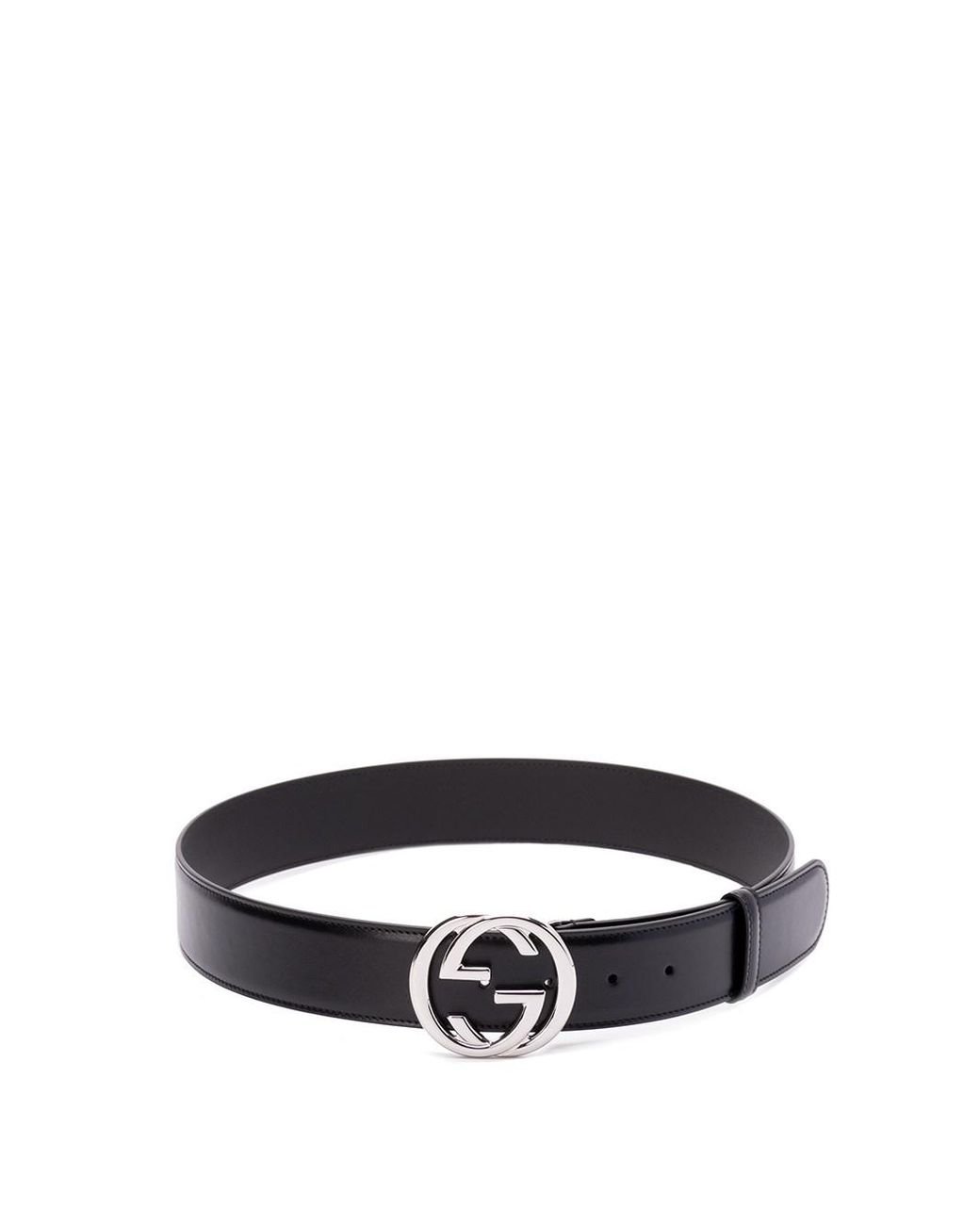 Gucci Belt With Interlocking G Buckle in Black for Men Lyst UK