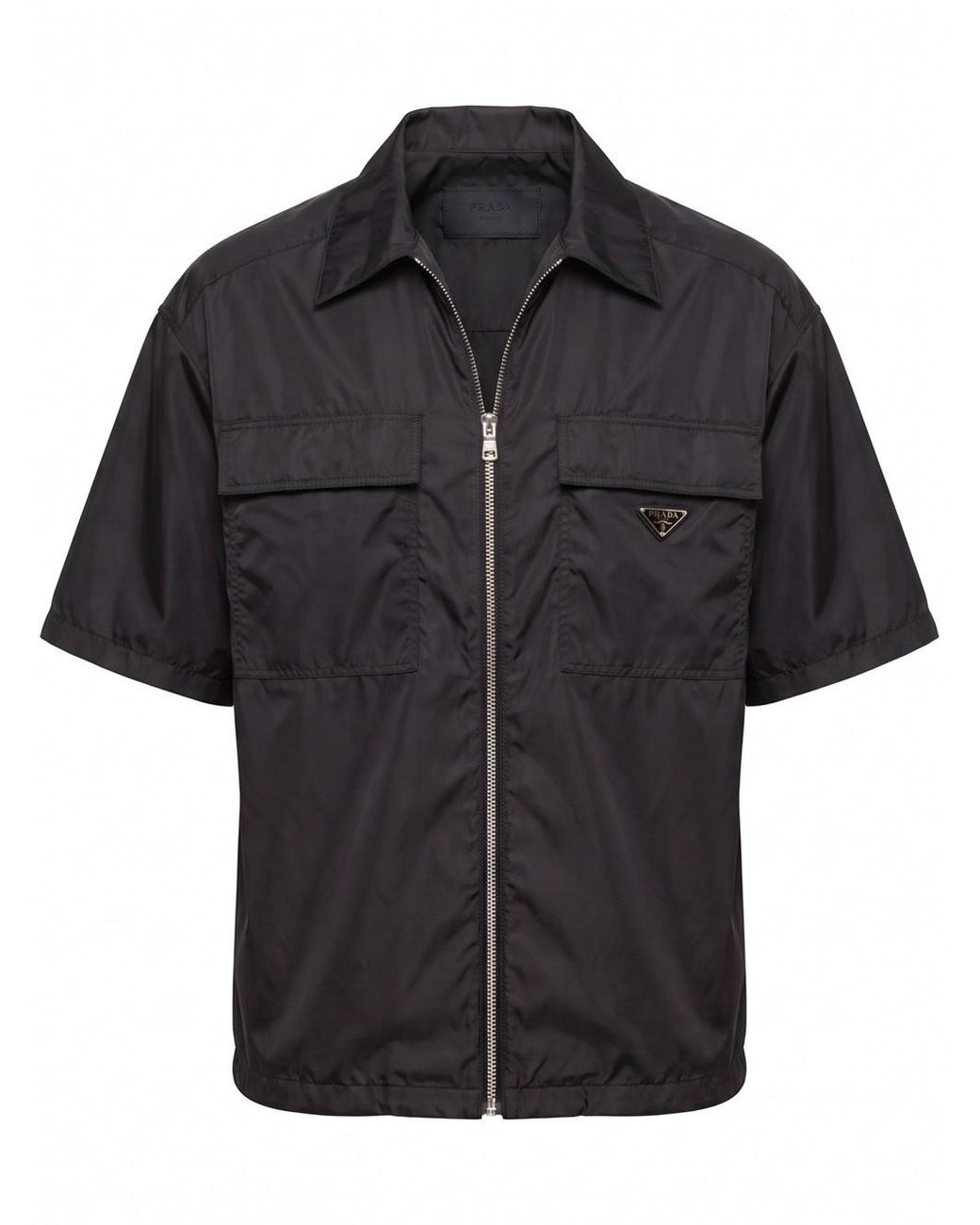 Prada Black Light Re-Nylon Shirt for men