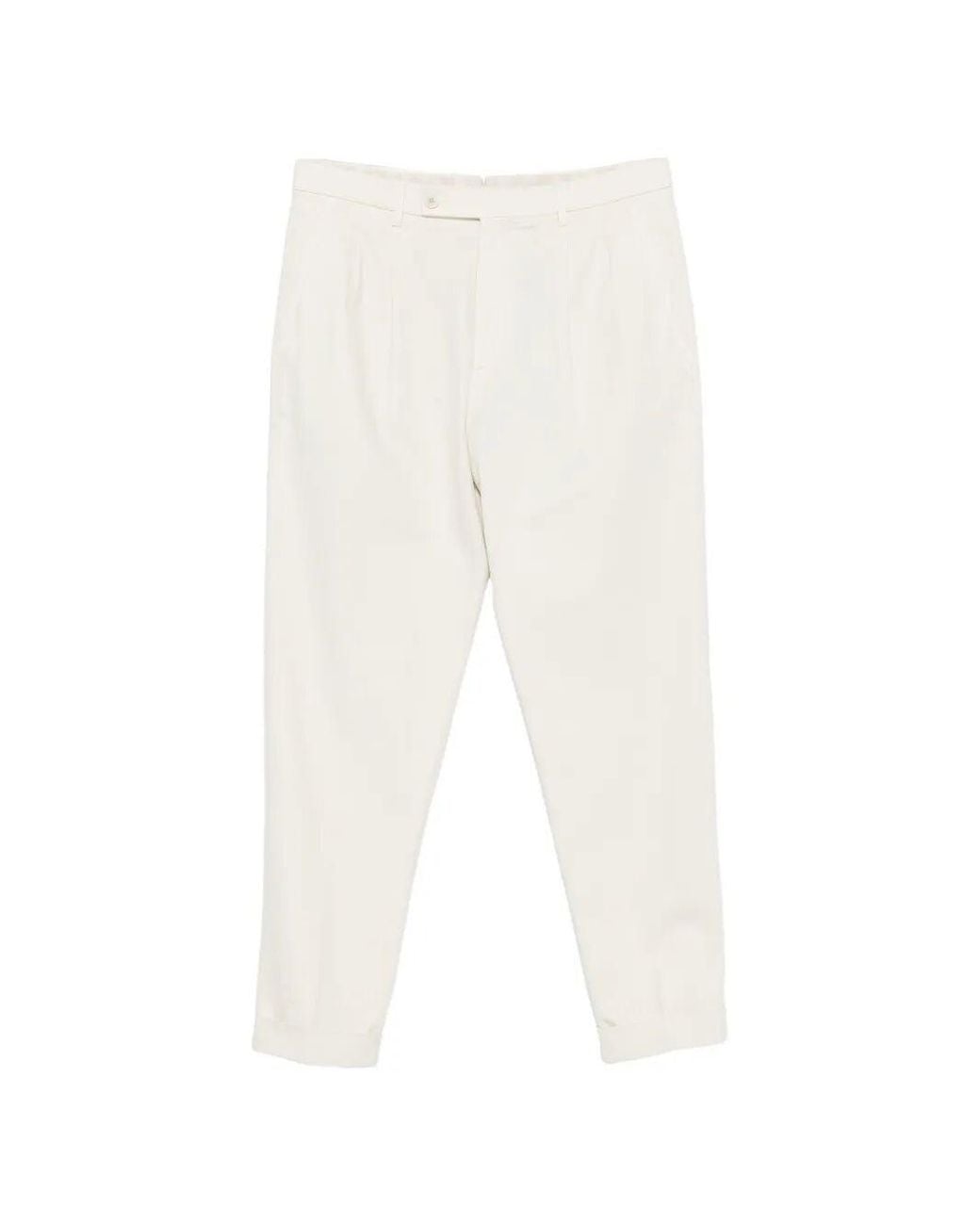 GTA White 'Dante' Cashmere Pants for men