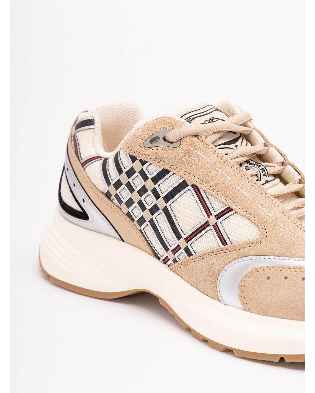 Burberry White Eclipse Sneakers