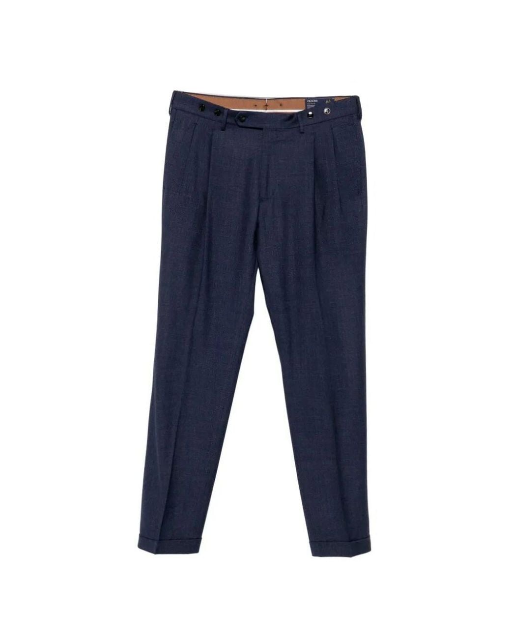 Berwich Blue Pants for men