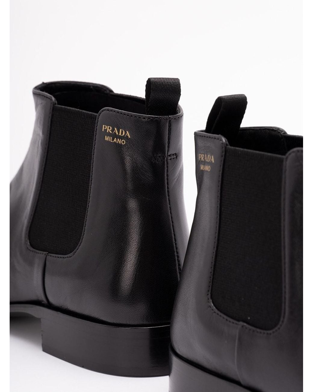 Prada White Ankle Boots