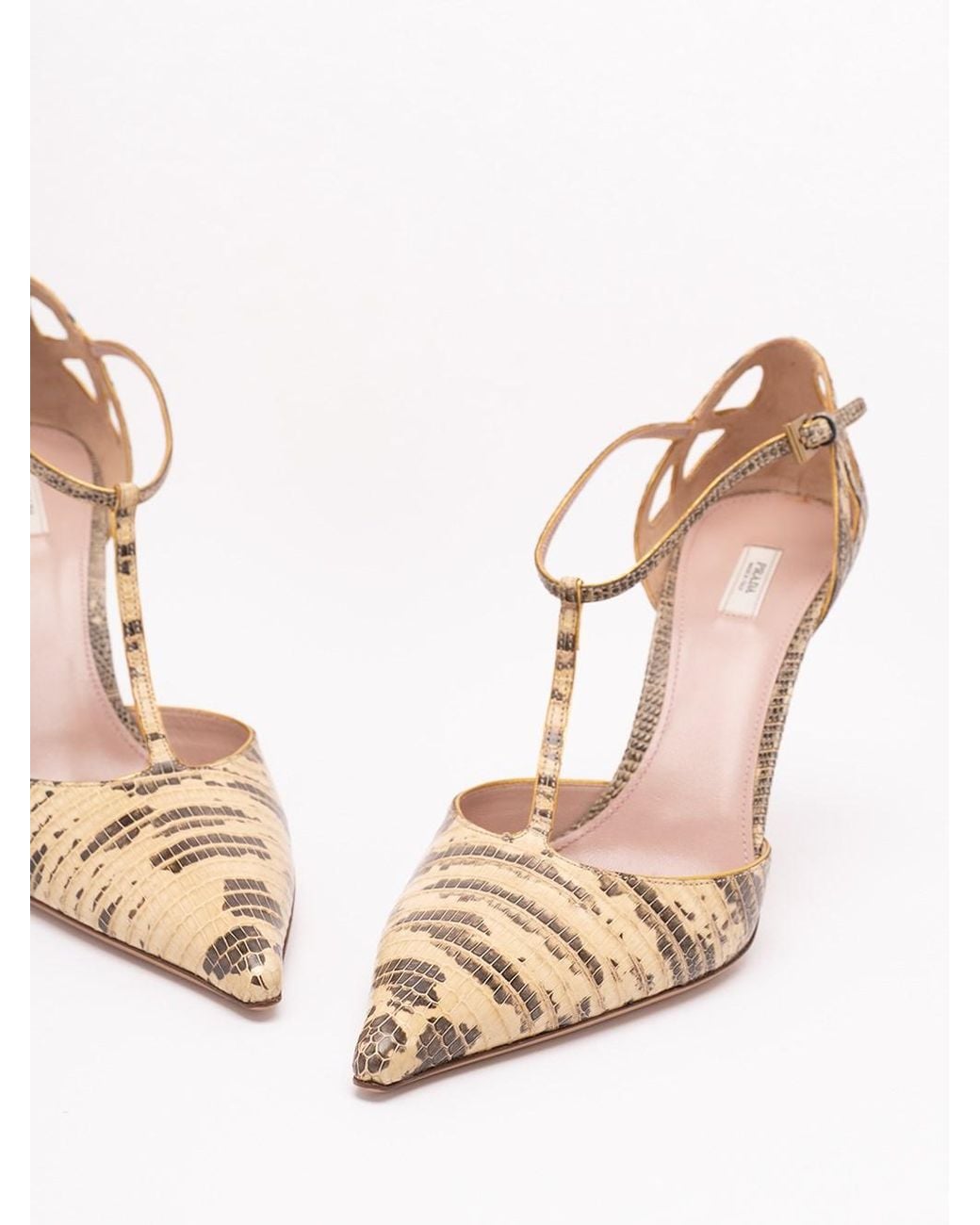 Prada Natural Tejus Pumps