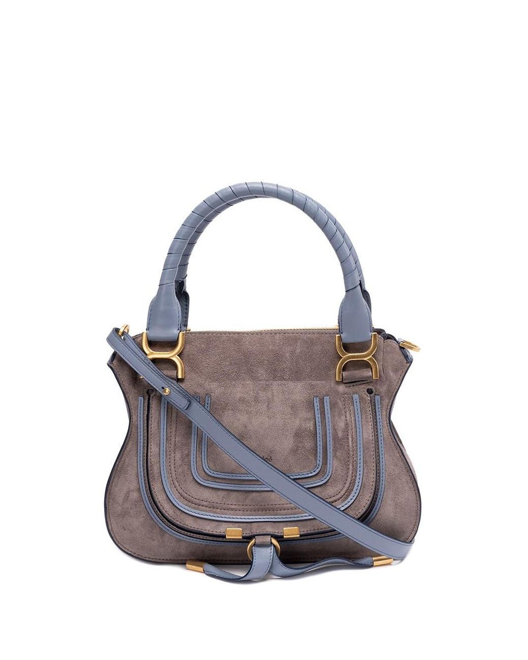 Chloé `marcie` Handbag in Gray Lyst