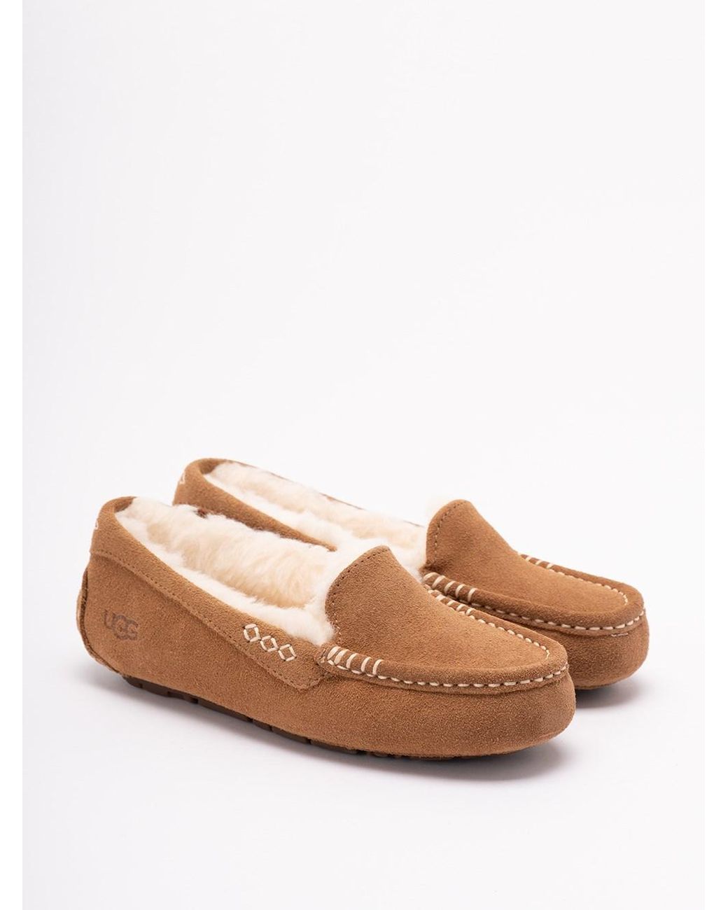 Ugg White Ansley Slippers