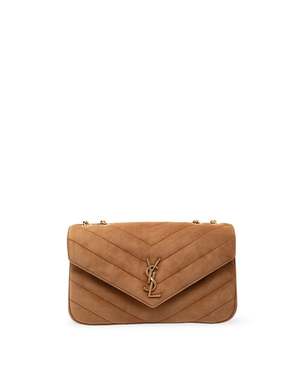 Saint Laurent Brown Loulou Medium
