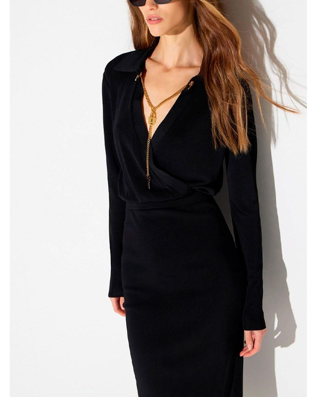 Elisabetta Franchi Black Dress